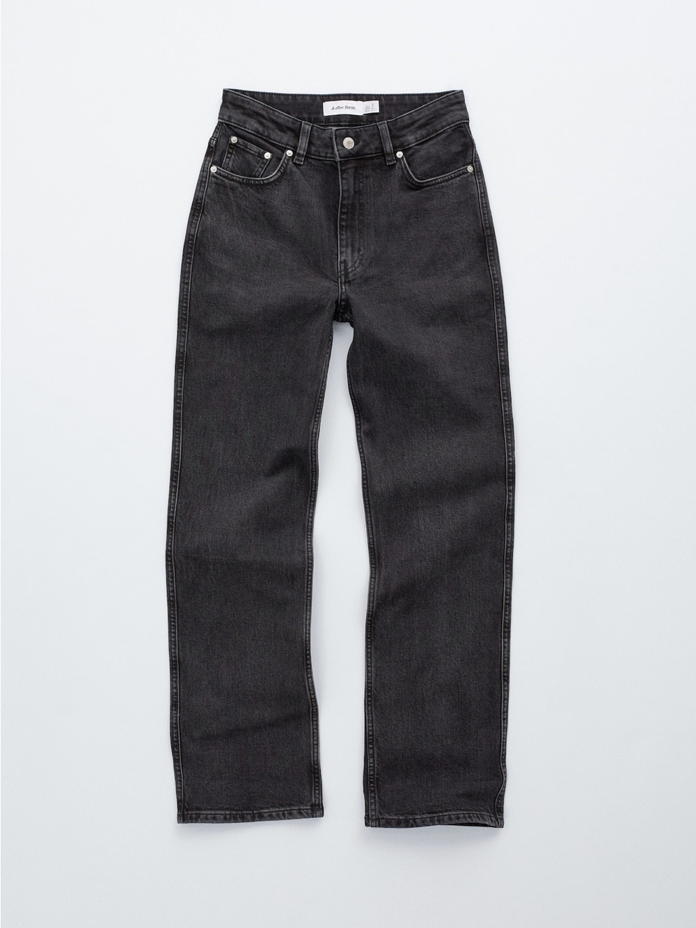 NWT & Other Stories Black High Waist Kick Flare Ankle Jeans Size 30/28
